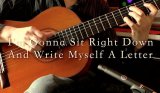 画像: 「I'm Gonna Sit Right Down And Write Myself A Letter / 手紙でも書こう」　ギター楽譜＆TAB譜　＜浄書版＞